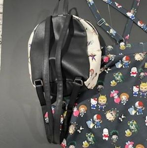 Back pack and and suspender skirt